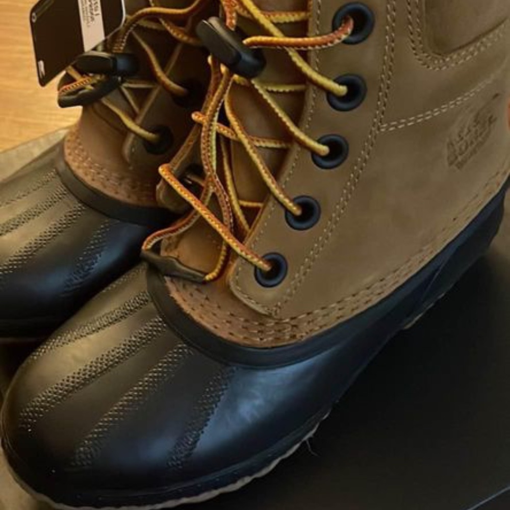 BRAND NEW youth boy girl sorel cheyanne insulated waterproof snow boots 3Y 5Y - Picture 6 of 8